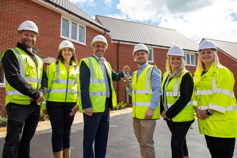 Vistry hands over first affordable homes at Great Oldbury Linden Homes